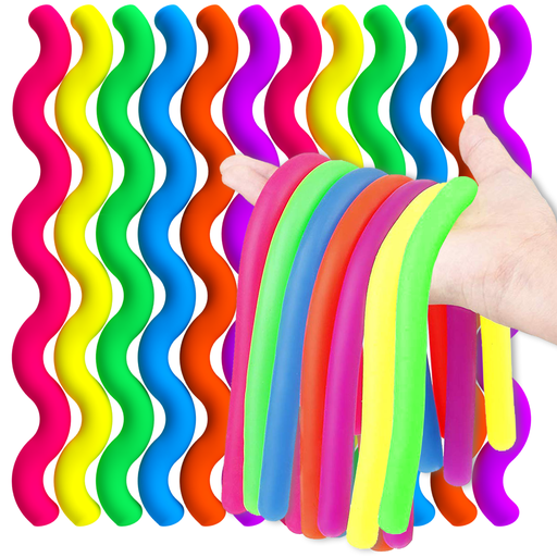 BunMo Super Sensory Textured Stretchy Strings 6 Pack Different